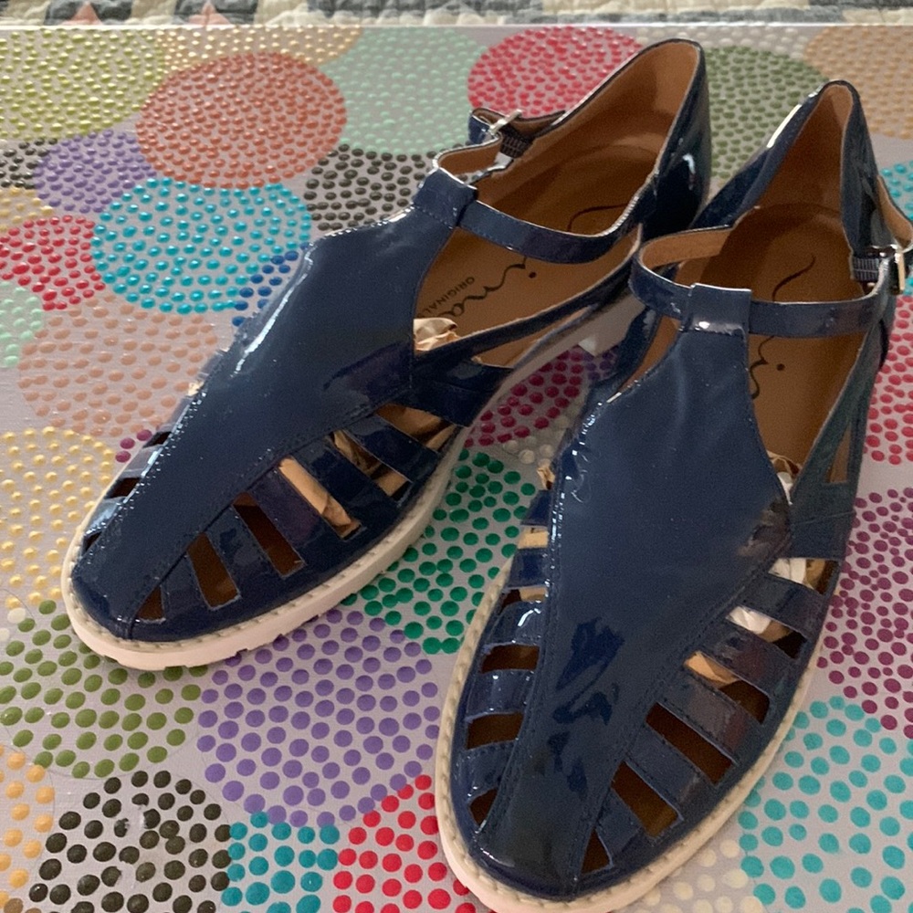 Patent Leather Sandals